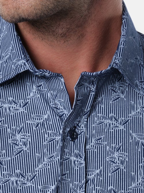 Chemise manches longues à motif - Kiabi