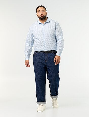 Chemise manches longues à motif