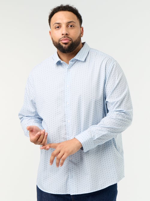 Chemise manches longues à motif - Kiabi Chemise manches longues à motif - Kiabi
