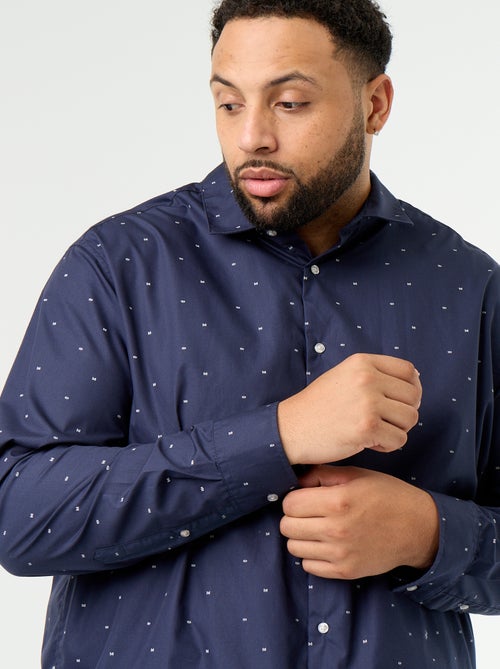Chemise manches longues à motif - Kiabi Chemise manches longues à motif - Kiabi