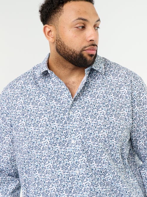 Chemise manches longues à motif - Kiabi Chemise manches longues à motif - Kiabi