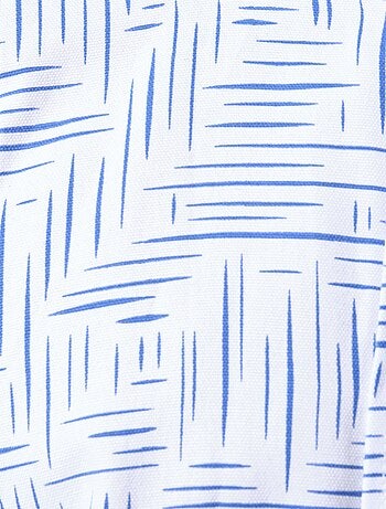 Chemise manches longues à motif