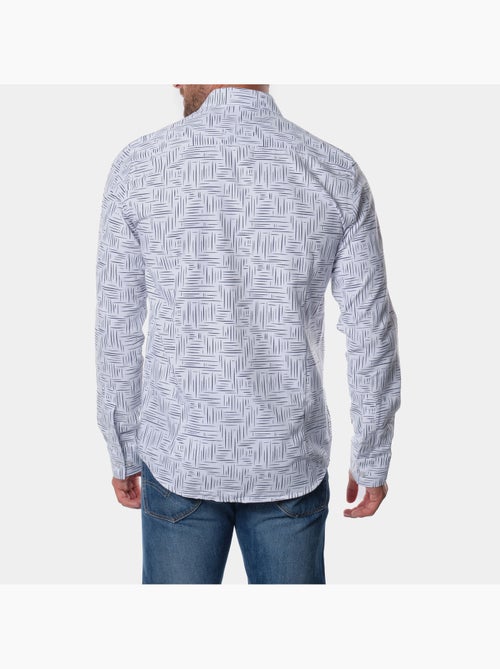 Chemise manches longues à motif - Kiabi