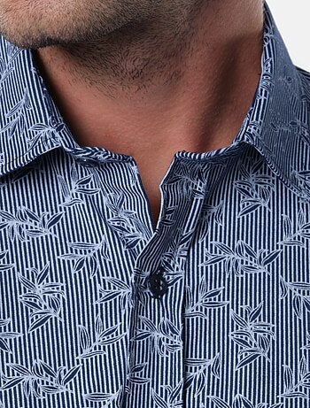Chemise manches longues à motif