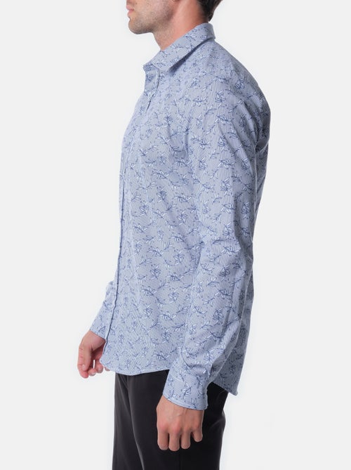 Chemise manches longues à motif - Kiabi