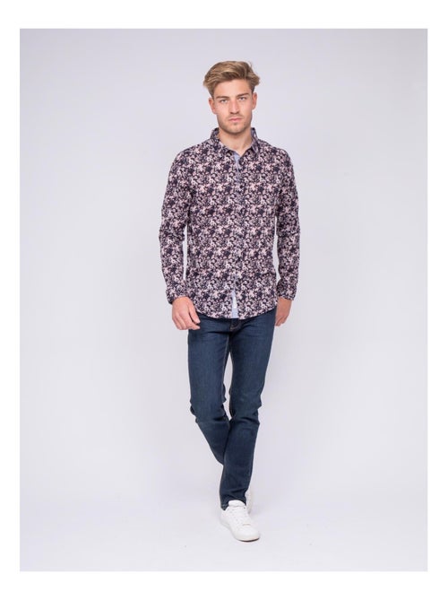 Chemise manches longues à motif DANAEL - Kiabi