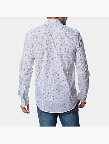 Chemise manches longues à motif