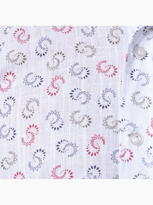 Chemise manches longues à motif - Kiabi