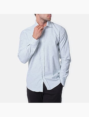Chemise manches longues à motif
