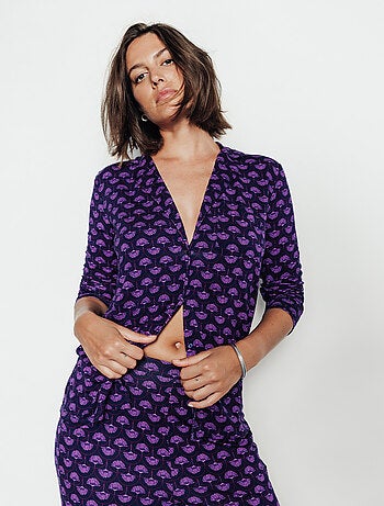 Chemise manches longues Camille - RougeGorge Lingerie