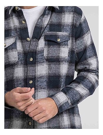 Chemise manches longues carreaux pur coton flanelle TELOROK