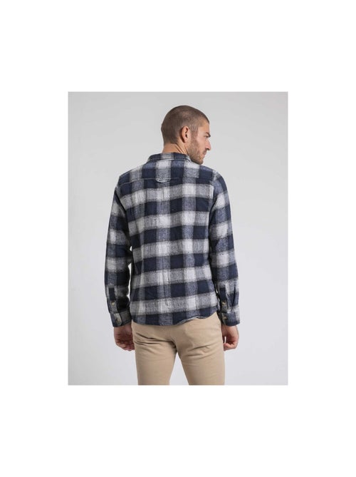 Chemise manches longues carreaux pur coton flanelle TELOROK - Kiabi