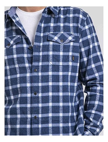 Chemise manches longues carreaux pur coton flanelle TOLFOX