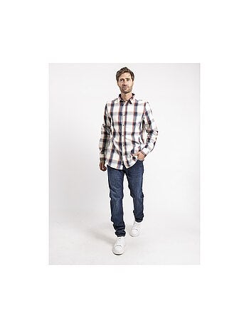 Chemise manches longues carreaux pur coton TOBILET