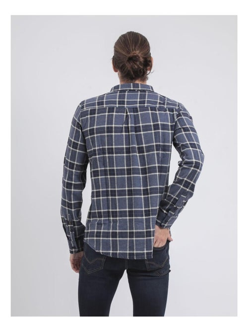 Chemise manches longues carreaux TADULOR - Kiabi