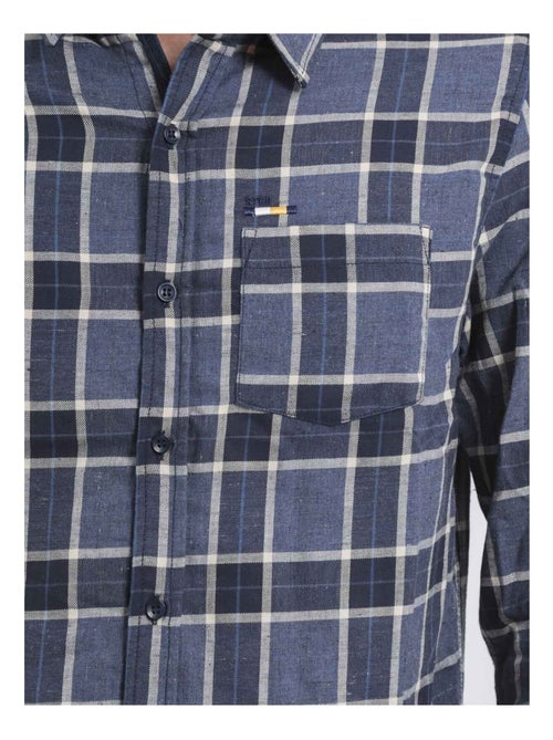 Chemise manches longues carreaux TADULOR - Kiabi