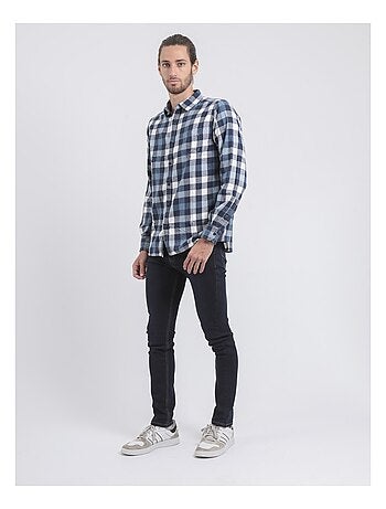 Chemise manches longues carreaux takos