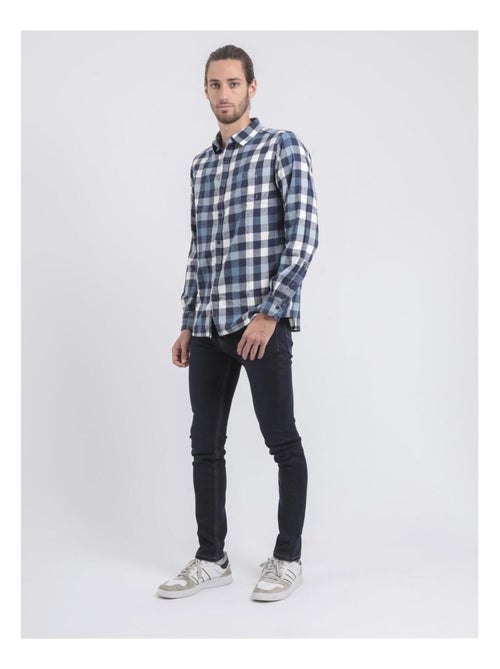 Chemise manches longues carreaux TAKOS - Kiabi