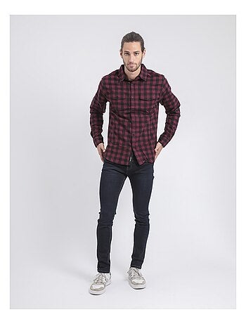 Chemise manches longues carreaux TOMALAX