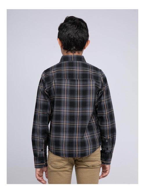 Chemise manches longues carreaux TONKA garçon - Kiabi