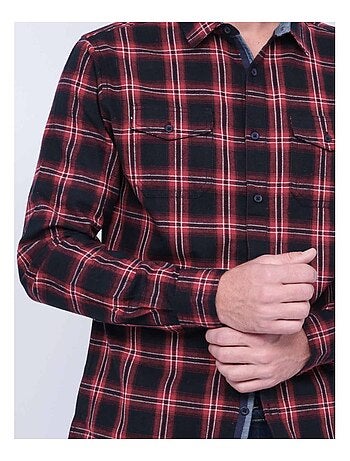 Chemise manches longues carreaux TORIKO