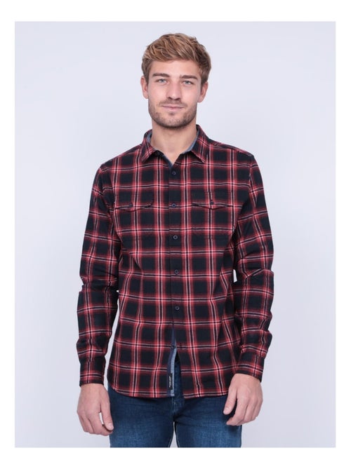 Chemise manches longues carreaux TORIKO - Kiabi