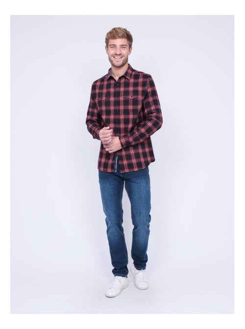 Chemise manches longues carreaux TORIKO - Kiabi
