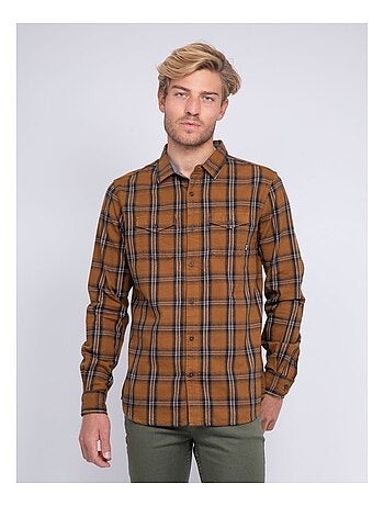 Chemise manches longues carreaux TORIKO