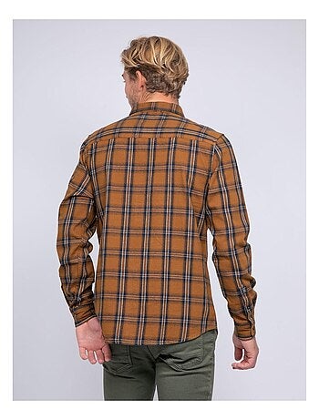 Chemise manches longues carreaux TORIKO