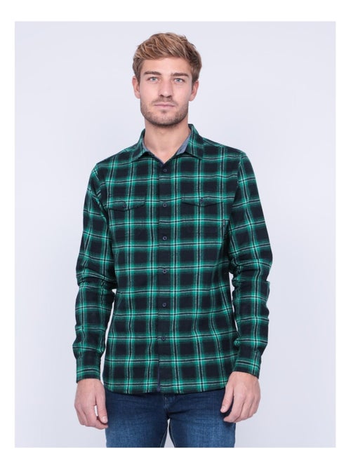 Chemise manches longues carreaux TORIKO - Kiabi