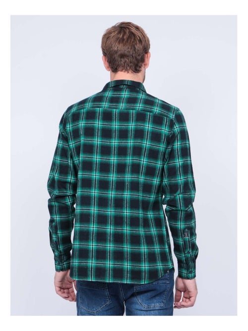 Chemise manches longues carreaux TORIKO - Kiabi
