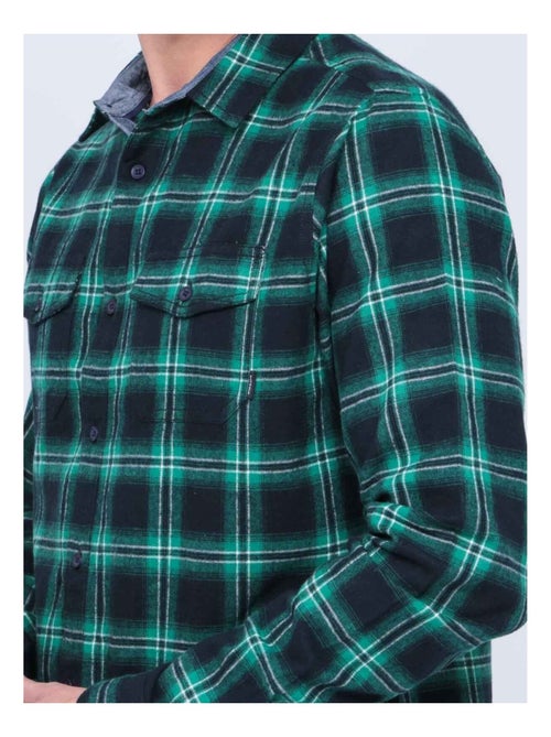 Chemise manches longues carreaux TORIKO - Kiabi