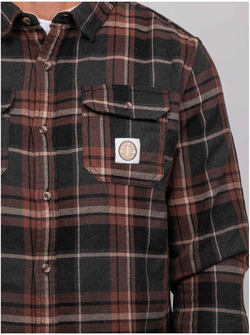 Chemise manches longues carreaux torilou - Kiabi Chemise manches longues carreaux torilou - Kiabi