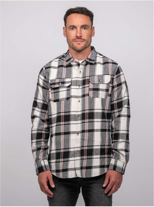 Chemise manches longues carreaux toxfeat - Kiabi Chemise manches longues carreaux toxfeat - Kiabi