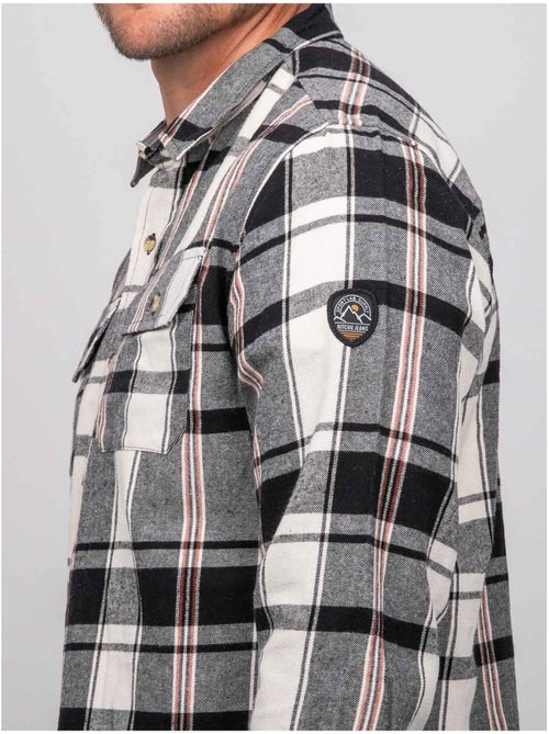 Chemise manches longues carreaux toxfeat - Kiabi Chemise manches longues carreaux toxfeat - Kiabi