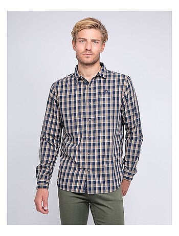 Chemise manches longues carreaux TRENOL