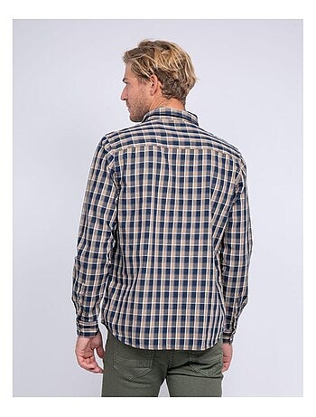 Chemise manches longues carreaux TRENOL