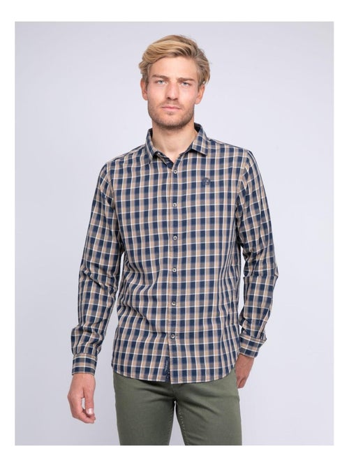 Chemise manches longues carreaux TRENOL - Kiabi