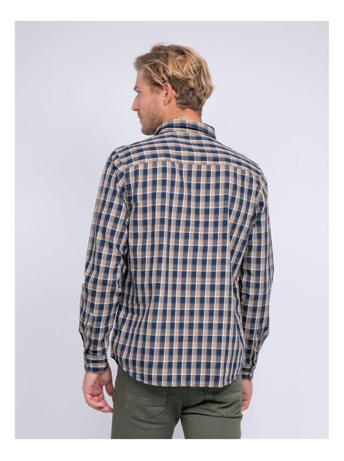 Chemise manches longues carreaux TRENOL - Kiabi