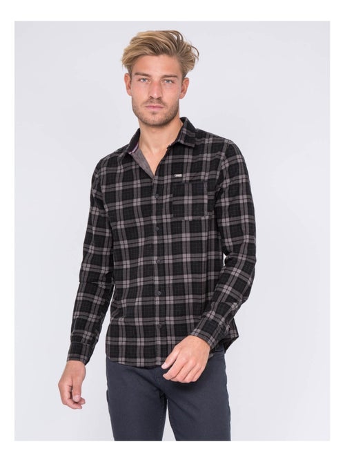 Chemise manches longues carreaux TUBAUTO - Kiabi