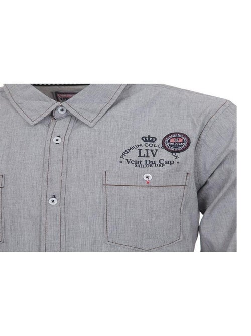 Chemise manches longues   CLOUD - VENT DU CAP - Kiabi