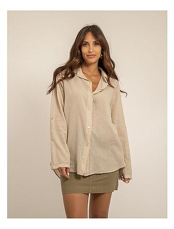 Chemise manches longues coton ORINE