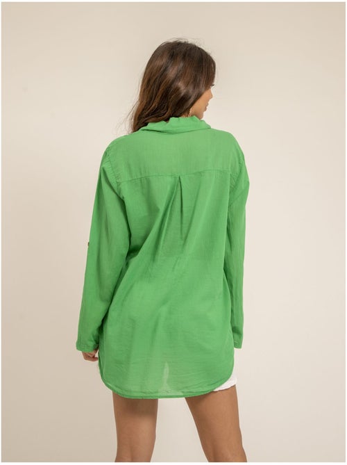 Chemise manches longues coton ORINE - Kiabi