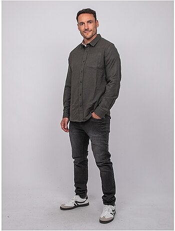 Chemise manches longues coton tiwatch