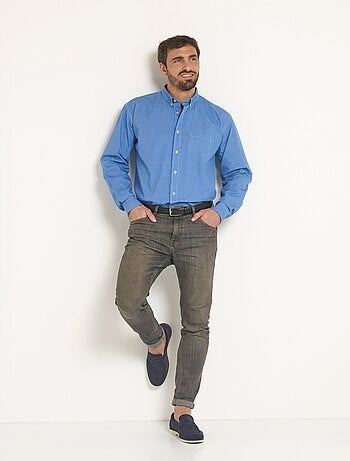 Chemise manches longues en chambray