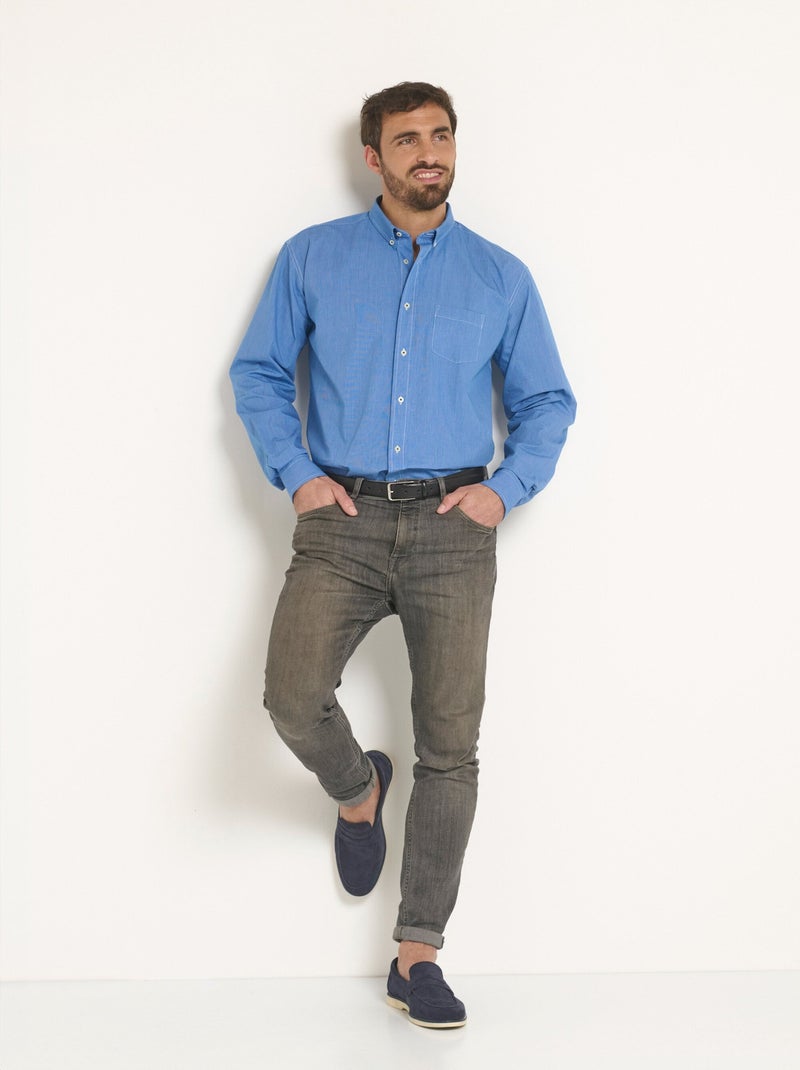 Chemise Homme Iceberg Jeans - Bleu Marine - Taille M - Manches Longues - Neuf Sans étiquette