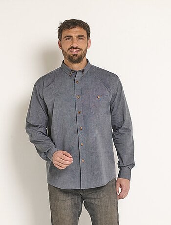 Chemise manches longues en coton - Afibel