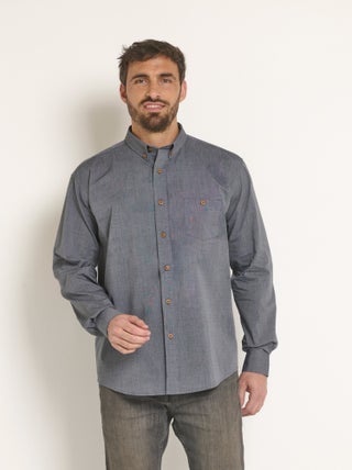 Chemise manches longues en coton