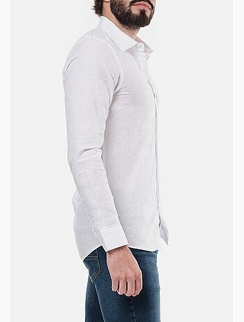 Chemise manches longues en lin