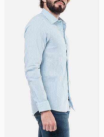 Chemise manches longues en lin